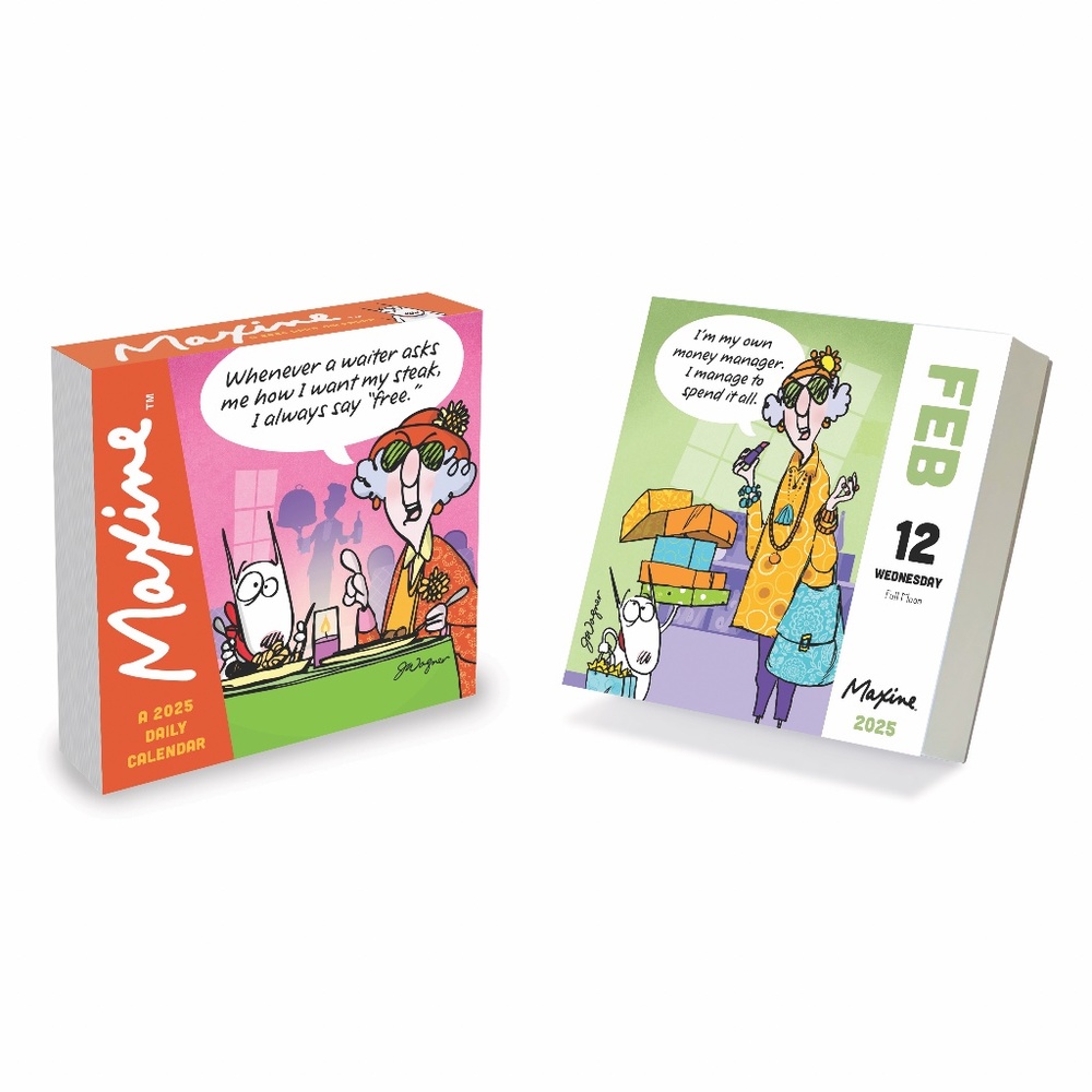 2025 Maxine Daily Desktop Calendar